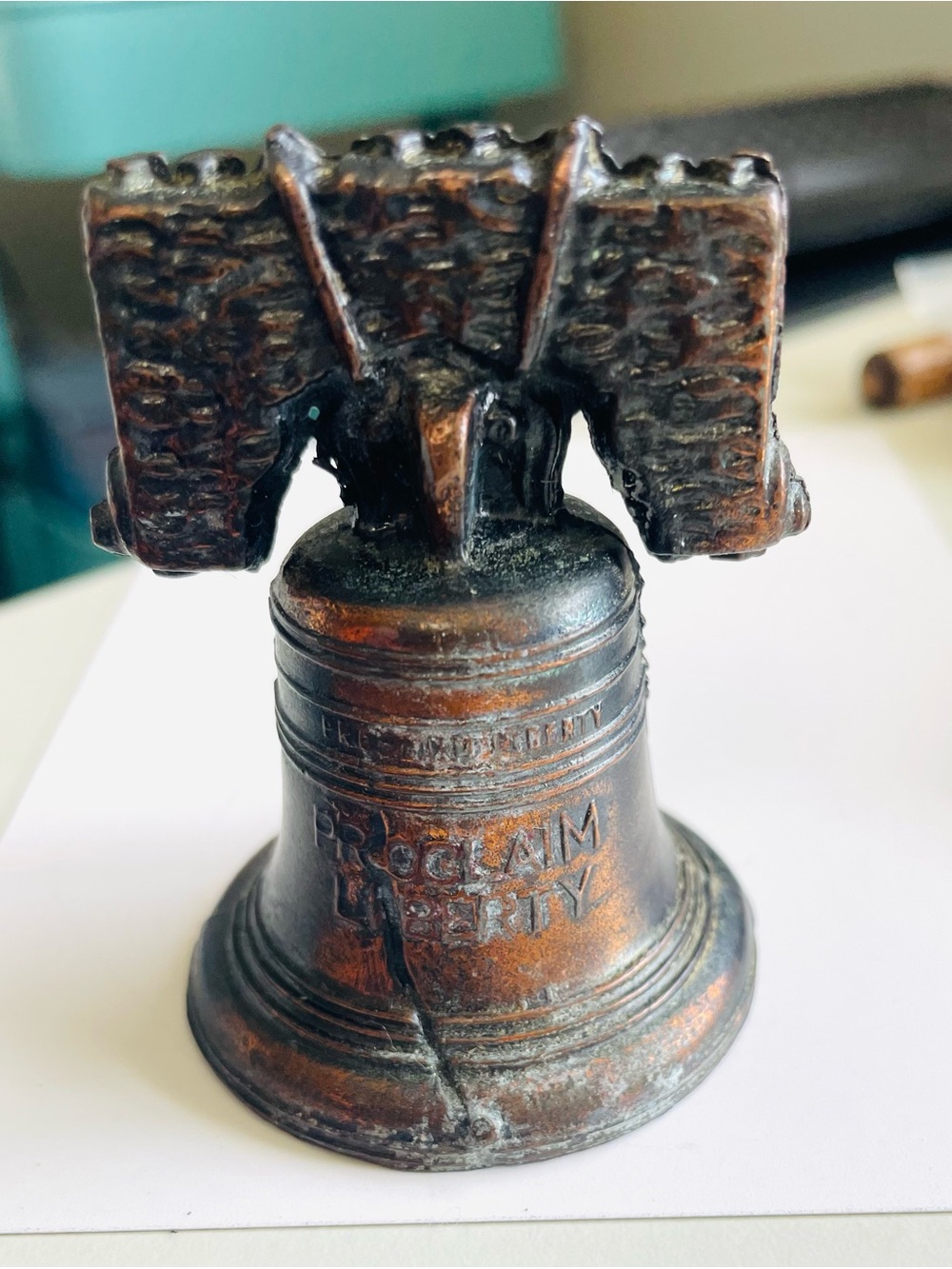 Proclaim Liberty Vintage Liberty Bell - Antique Copper Finish